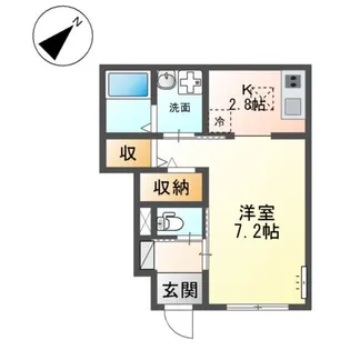 (仮称)吹田市新芦屋アパート【1階】の間取り