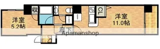 Ritz SQUARE Qbe【7階】の間取り