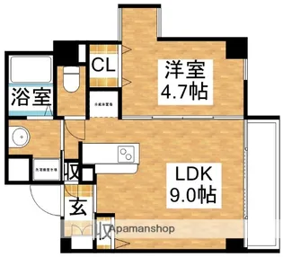 イーストコア新大阪【5階】の間取り