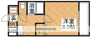 エクセレント上新12【6階】の間取り