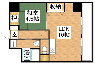 パークモダン新大阪【5階】の間取り