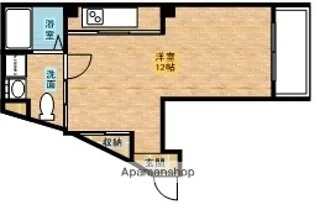ベルグランデ新大阪【8階】の間取り