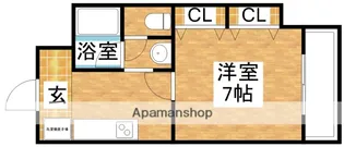 サンフラッツ新大阪別館【3階】の間取り