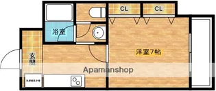 サンフラッツ新大阪別館【6階】の間取り