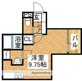 カルム西淡路【3階】の間取り