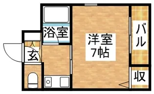 パレ淡路【3階】の間取り