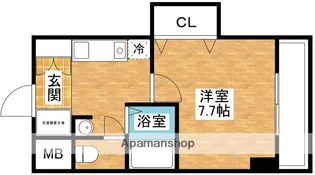 M’プラザ新大阪弐番館【8階】の間取り