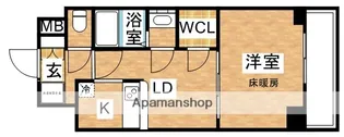 ノルデンタワー新大阪アネックス【13階】の間取り
