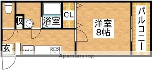 フェリエ新大阪【5階】の間取り