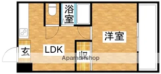 西淡路土井マンション【7階】の間取り