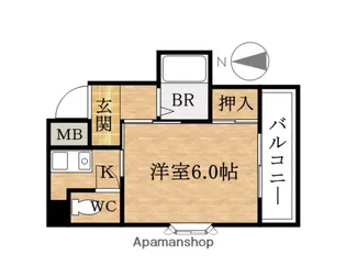 ドゥエル倉本【3階】の間取り