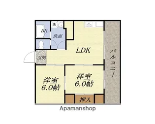 S−COURTBENTEN【3階】の間取り
