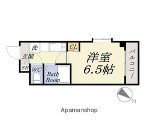 メゾンドフェンテ【7階】の間取り