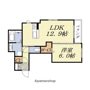 シャーメゾングレイス【3階】の間取り