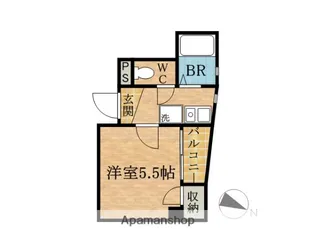 コアロード2000【3階】の間取り