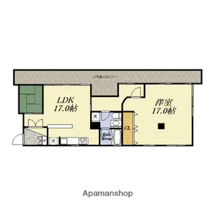 シーサイドヴィラ五番館【10階】の間取り