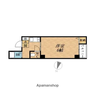 大阪府大阪市港区波除4丁目【マンション】の間取り