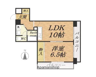 グレース大阪港【3階】の間取り