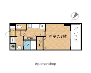 エスリード弁天町南【10階】の間取り