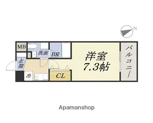 WILL DO 市岡【3階】の間取り