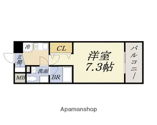 WILL DO 市岡【6階】の間取り