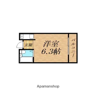 フォレストゲート市岡【4階】の間取り