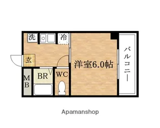 エクシード倉垣【4階】の間取り