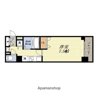 スワンズシティ大阪WEST【6階】の間取り