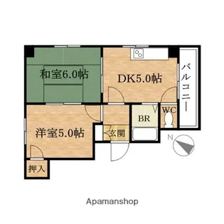 アークパル【2階】の間取り
