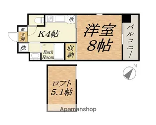 TAANE夕凪【10階】の間取り
