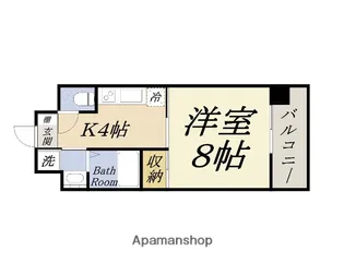 TAANE夕凪【6階】の間取り