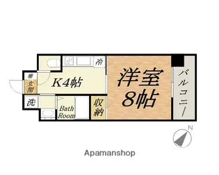 TAANE夕凪【8階】の間取り