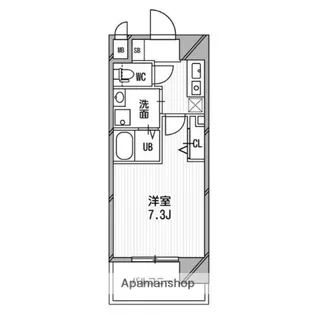 1Kの間取り画像