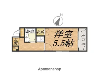 ルーセント大西【5階】の間取り