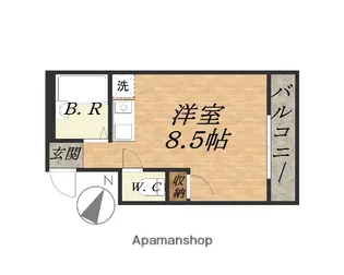 ラムサール8T”【5階】の間取り