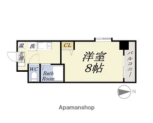 メゾンドラフィネ【6階】の間取り