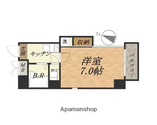 アンタンテ セブンス【3階】の間取り