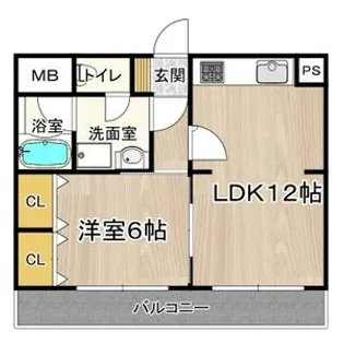 大正メゾン【1階】の間取り