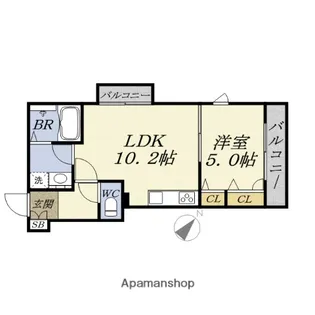 カーサときわ【2階】の間取り