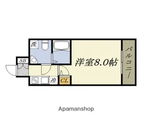 BASE NAMIYOKE【10階】の間取り