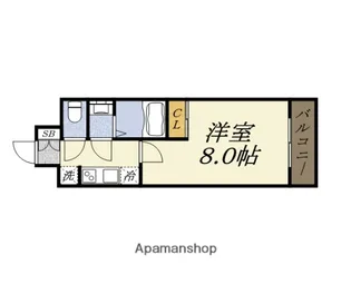 スプランディッドⅢ【6階】の間取り