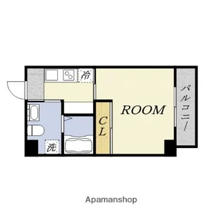 JJ COURT 市岡元町【2階】の間取り