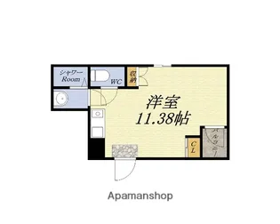 リエゾンコート弁天町【3階】の間取り