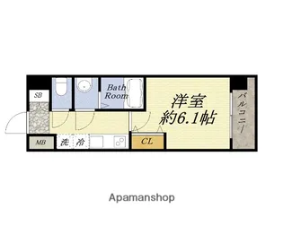 VITA弁天町【4階】の間取り