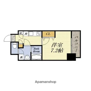ファーストフィオーレ九条Ⅲ【6階】の間取り
