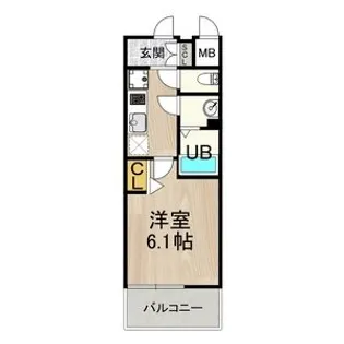 メルディア大正D.C.【12階】の間取り