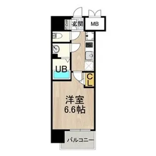 メルディア大正D.C.【5階】の間取り