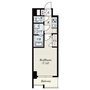 S-RESIDENCE大阪九条North【3階】の間取り
