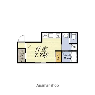 港アクアタワー31F【1階】の間取り