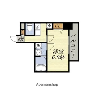 エスリード阿波座プライムコート【11階】の間取り